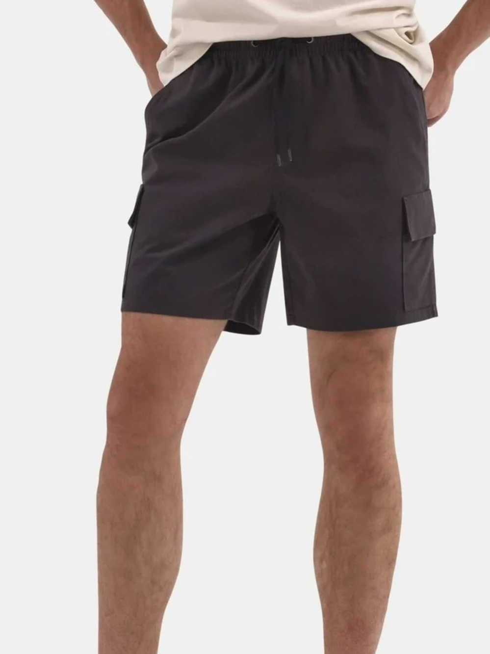 No Boundaries Men’s Twill Cargo Shorts Size L 36-38 6” Inseam Cargo Shorts NWT